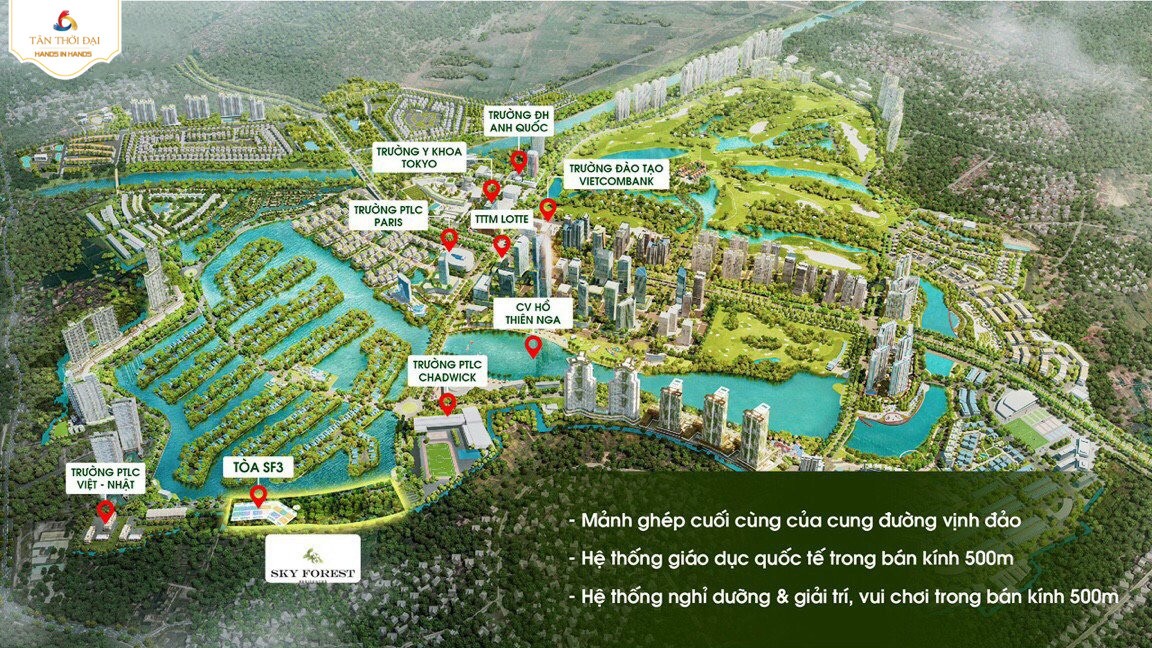 Tiện ích của căn hộ Sky Forest Residences